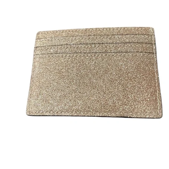 Kate Spade Gold Glitter Card Holder